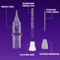 Complete Wireless Tattoo Kit With Rotary Pen And 20 Mixed Cartridge Needles 1