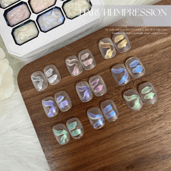 9 color gradient patting gel for uv led nails semi permanent salon and diy use