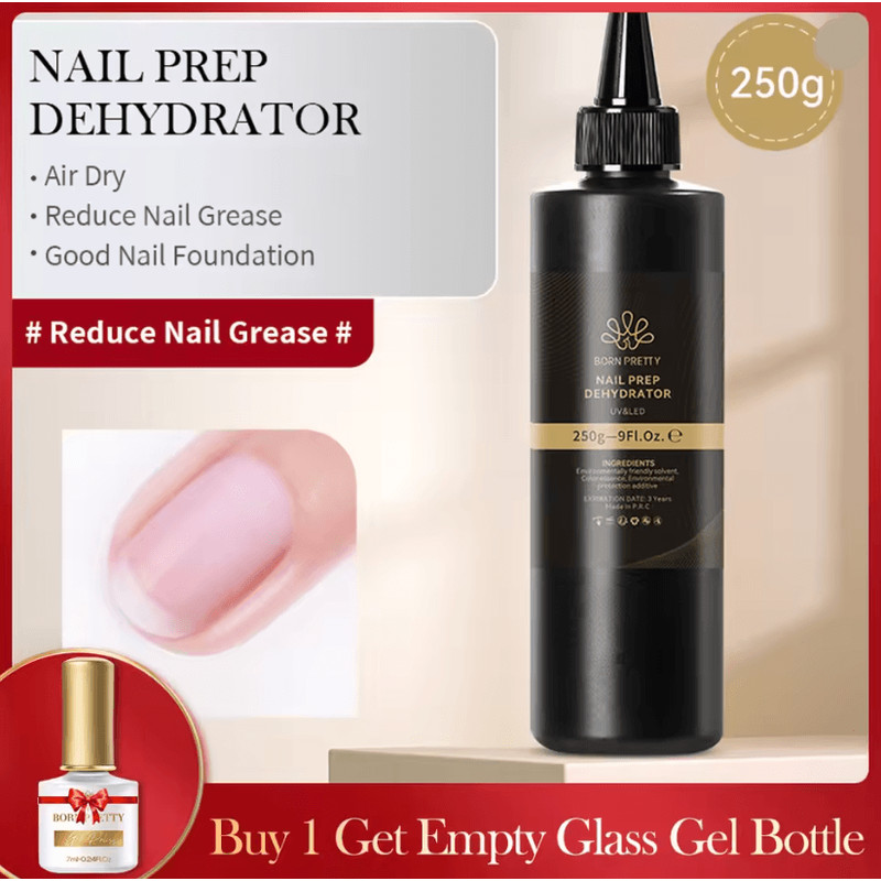 BORN PRETTY 10 In 1 Glue Gel Nail Polish With Rubber Base And Super Bright Top Coat 0