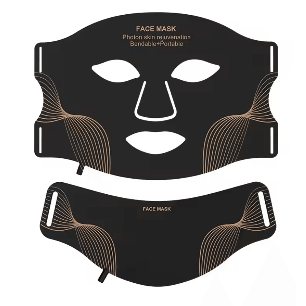 7 Color LED Face And Neck Mask With Wireless Red Light Therapy For Anti Aging And Skin Rejuvenation 4