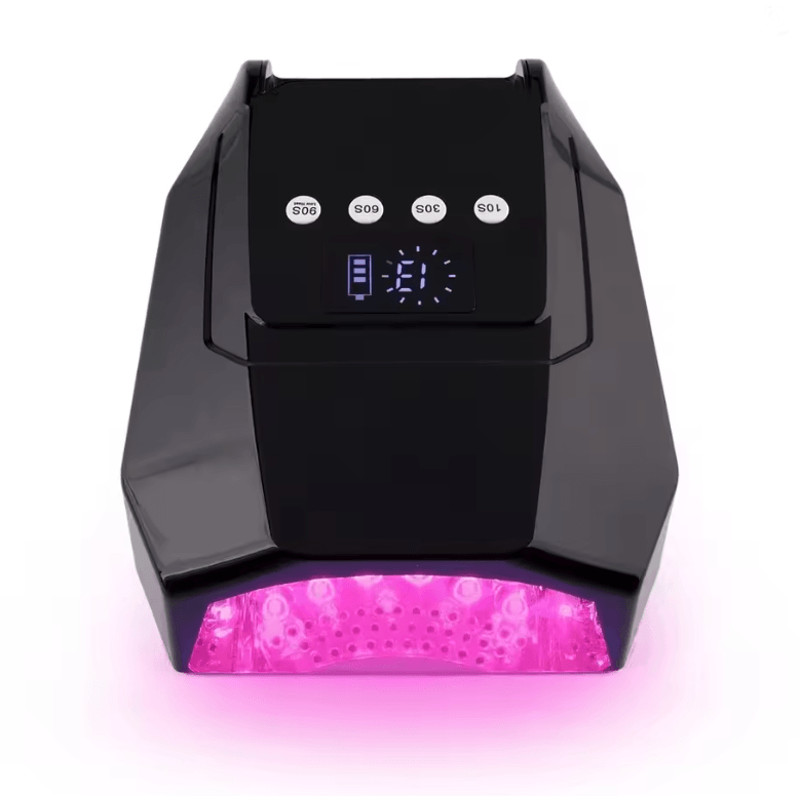98W Cordless UV LED Nail Lamp  FastCuring Gel Dryer With Mirror Finish 6