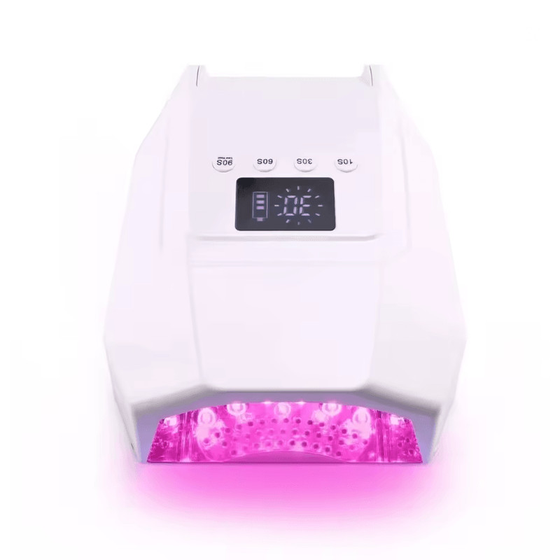 98W Cordless UV LED Nail Lamp  FastCuring Gel Dryer With Mirror Finish 7