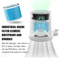 Two In One Nail Dust Collector With LED Lamp For Nail Salon Professionals 0
