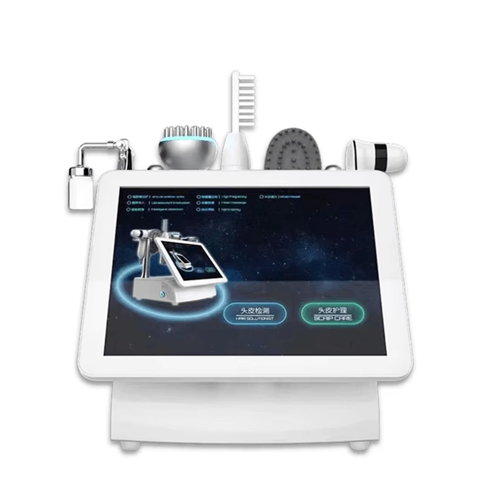 5 In 1 Hair Scalp Analyzer And High Frequency Hair Regrowth Device 0