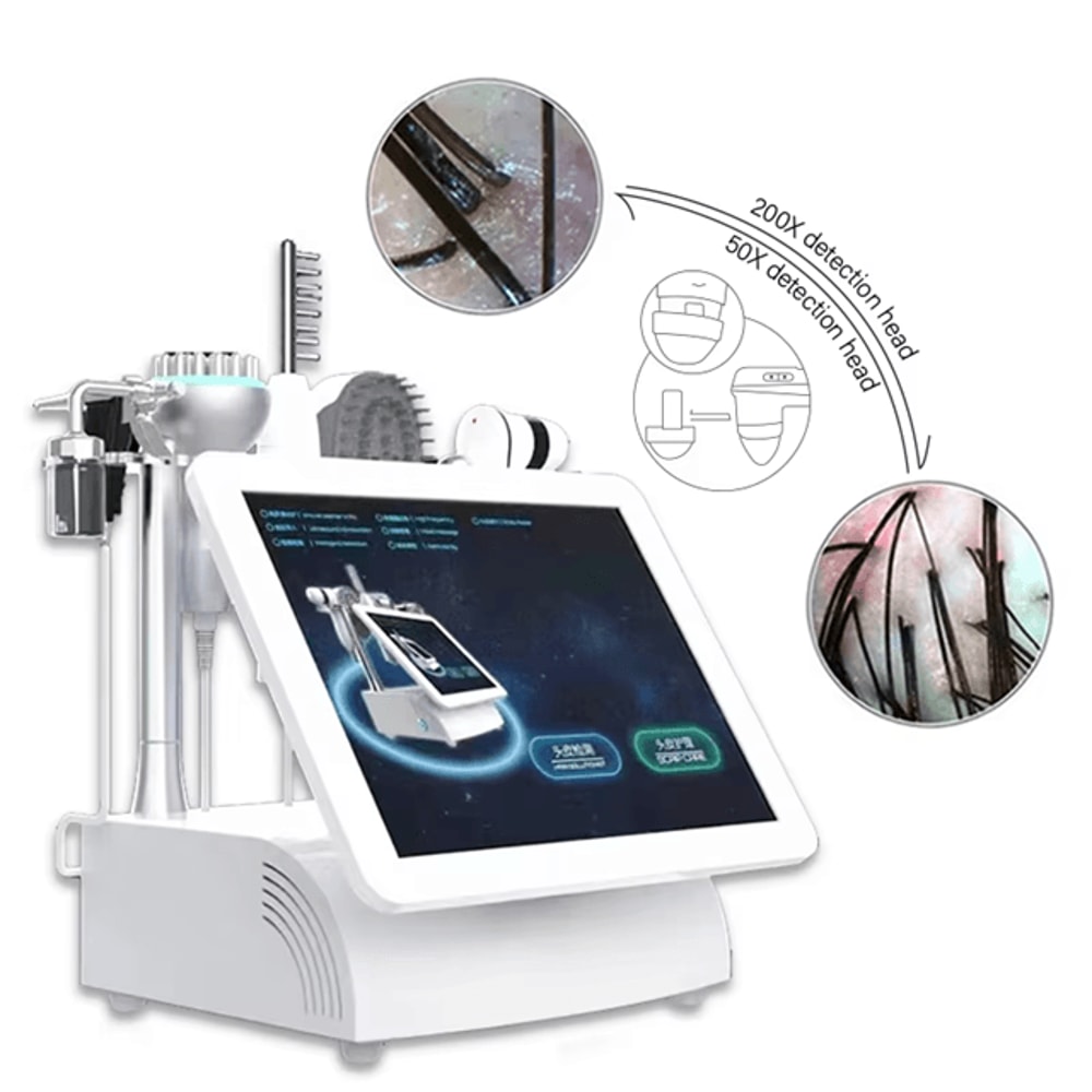 5 In 1 Hair Scalp Analyzer And High Frequency Hair Regrowth Device 1