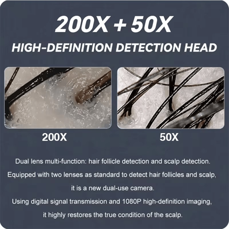 5 In 1 Hair Scalp Analyzer And High Frequency Hair Regrowth Device 4