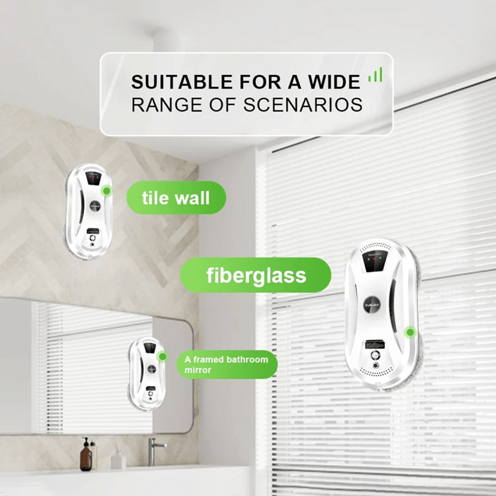 PuRuiKai Ultra Thin Window Cleaning Robot With Remote Control For Home Glass Surfaces 3