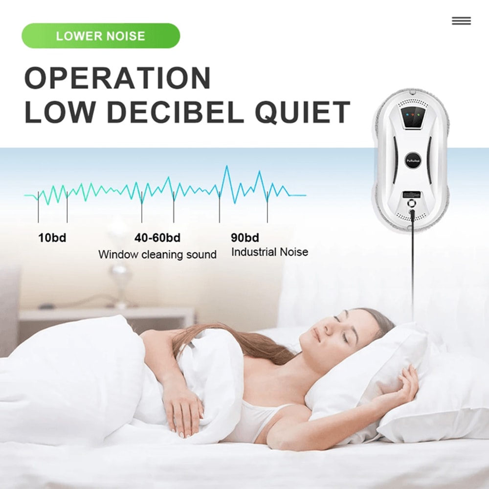 PuRuiKai Ultra Thin Window Cleaning Robot With Remote Control For Home Glass Surfaces 4