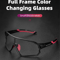 ROCKBROS Photochromic Cycling Glasses With UV400 Protection And UltraLight Frame 0