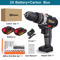 21V Cordless Drill Driver With Lithium Battery And Variable Speed 6