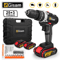 21V Cordless Drill Driver With Lithium Battery And Variable Speed 0