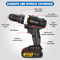 21V Cordless Drill Driver With Lithium Battery And Variable Speed 1