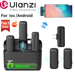 ulanzi j12 wireless lavalier microphone – plug-and-play audio for creators