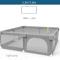 IMBABY Baby Playpen With Safety Fence And Pull Rings For Indoor And Outdoor Use 6