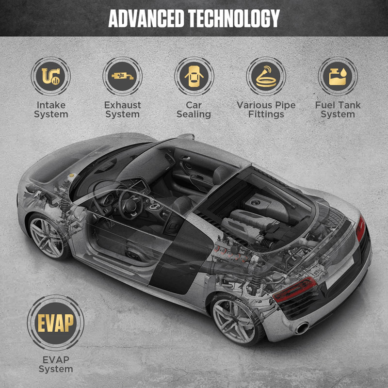 AUTOOL SDT101 Car Smoke Leak Detector For EVAP Vacuum And Fuel System Diagnostics 4