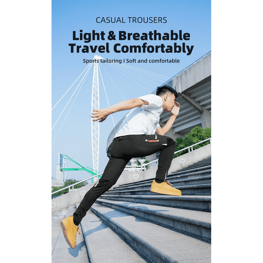 ROCKBROS Lightweight Breathable Cycling Pants For Men And Women With High Elasticity And Reflective 0