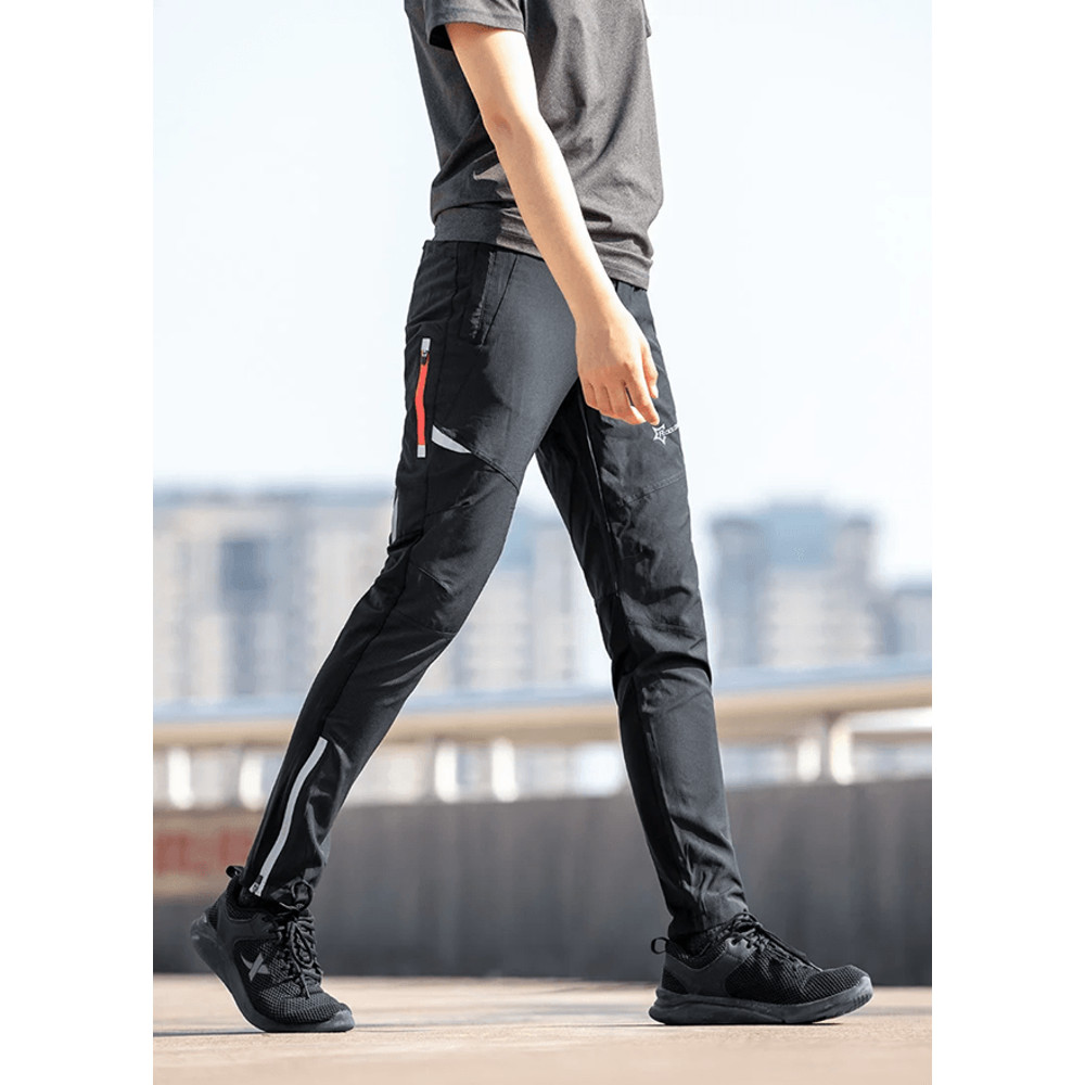 ROCKBROS Lightweight Breathable Cycling Pants For Men And Women With High Elasticity And Reflective 4