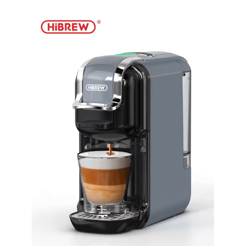 HiBREW 5 In 1 Capsule Coffee Machine With 20 Bar Pressure For Nespresso Dolce Gusto ESE Pods And Gr 5
