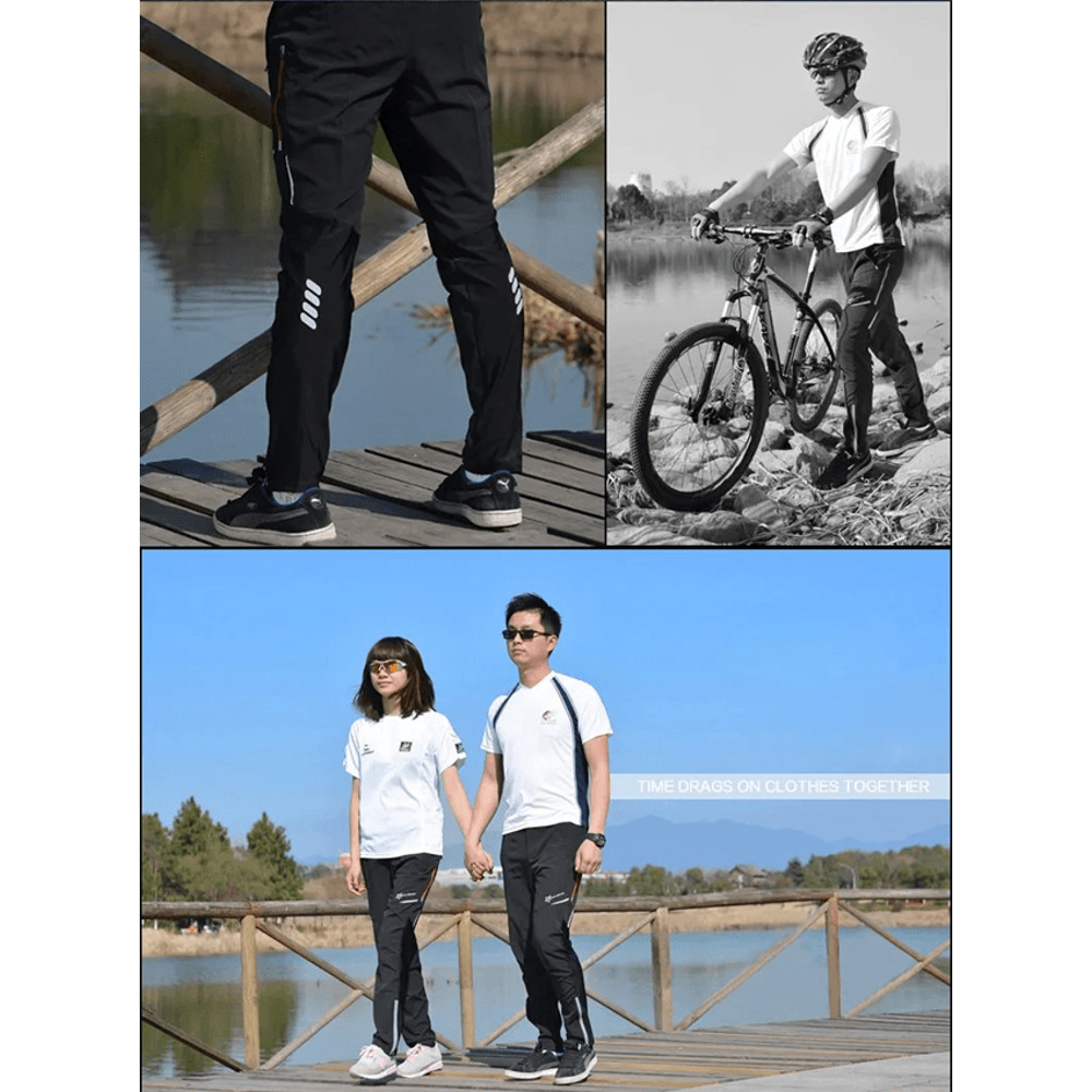 ROCKBROS Summer Cycling Pants For Men And Women With Breathable Fabric And Reflective Design For Sp 2