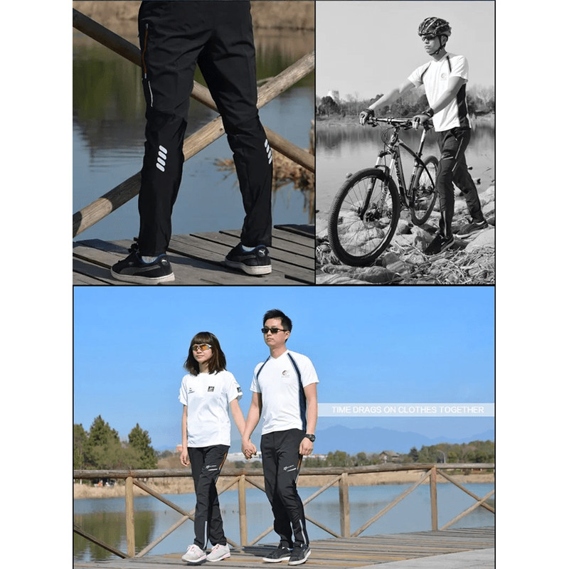 ROCKBROS Summer Cycling Pants For Men And Women With Breathable Fabric And Reflective Design For Sp 2