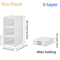 6 Layer Stackable Shoe Storage Box With Transparent Doors For Sneaker And High Top Organization 2