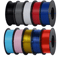 KINGROON 10KG 3D Printer Filament Bundle PLA PETG 175mm Mixed Colors For FDM Printing 3