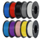 KINGROON 10KG 3D Printer Filament Bundle PLA PETG 175mm Mixed Colors For FDM Printing 4
