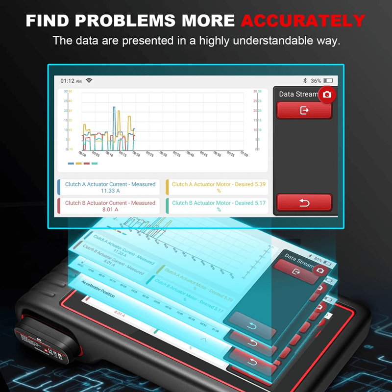 KINGBOLEN S6 Bluetooth OBD2 Automotive Scanner With Full System Diagnostics And 28 Service Resets 3