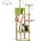 Large Cat Tree Tower For Indoor Cats With Plush Condo Perches Scratching Posts And Hideaway Caves 9