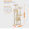 Large Cat Tree Tower For Indoor Cats With Plush Condo Perches Scratching Posts And Hideaway Caves 1