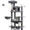 Large Cat Tree Tower For Indoor Cats With Plush Condo Perches Scratching Posts And Hideaway Caves 2