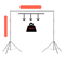 Adjustable Photography Backdrop Stand For Studio And Event Backgrounds With Telescopic Support 4