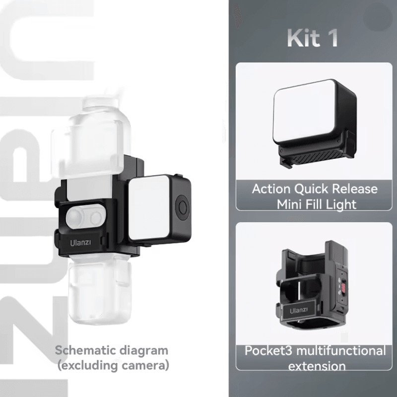 Ulanzi LM18 Waterproof LED Video Light For Action Cameras And Underwater Filming 2