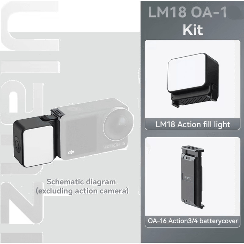 Ulanzi LM18 Waterproof LED Video Light For Action Cameras And Underwater Filming 4