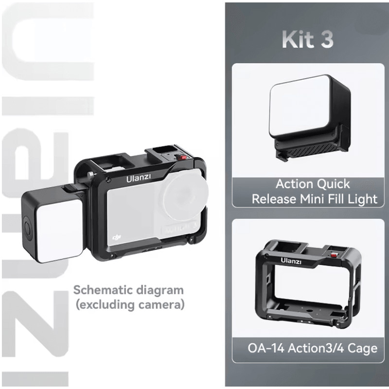 Ulanzi LM18 Waterproof LED Video Light For Action Cameras And Underwater Filming 5