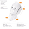 Foreverlily 7 Color LED Light Therapy Mask With Neck Care For Skin Rejuvenation And Acne Treatment 8