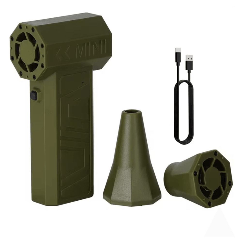 130000RPM Rechargeable Electric Air Duster With Adjustable Speed For Car And Electronics Cleaning 3