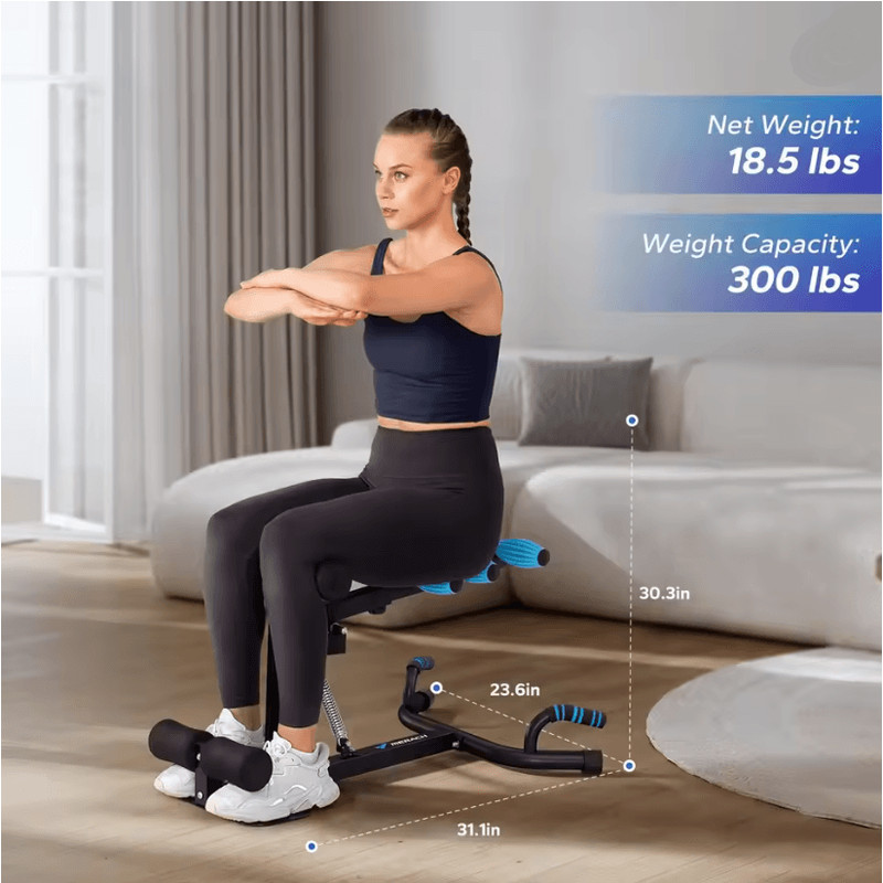 MERACH Adjustable Deep Squat And Glutes Trainer For Core Leg And Butt Workout At Home 0