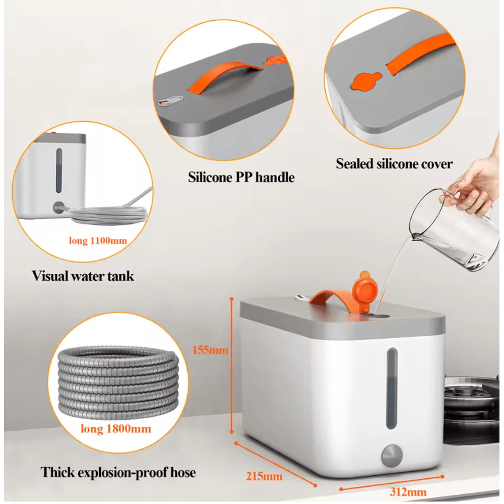 1500W Handheld Steam Cleaner For Upholstery And Home Use 2