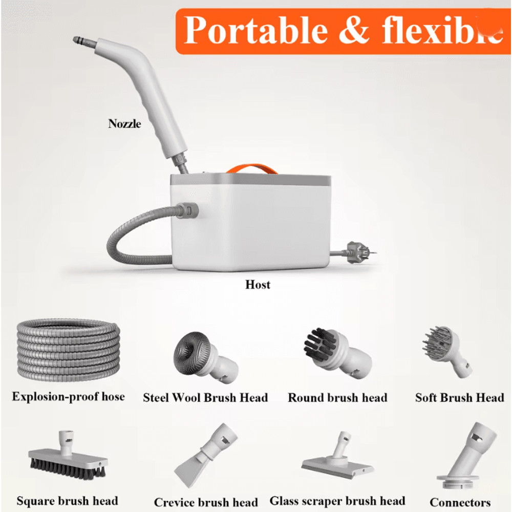 1500W Handheld Steam Cleaner For Upholstery And Home Use 1