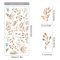 Boho Watercolor Flower Wall Decals Removable EcoFriendly Floral Stickers For Bedroom And Living Ro 2