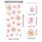 Boho Watercolor Flower Wall Decals Removable EcoFriendly Floral Stickers For Bedroom And Living Ro 6