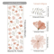 Boho Watercolor Flower Wall Decals Removable EcoFriendly Floral Stickers For Bedroom And Living Ro 7