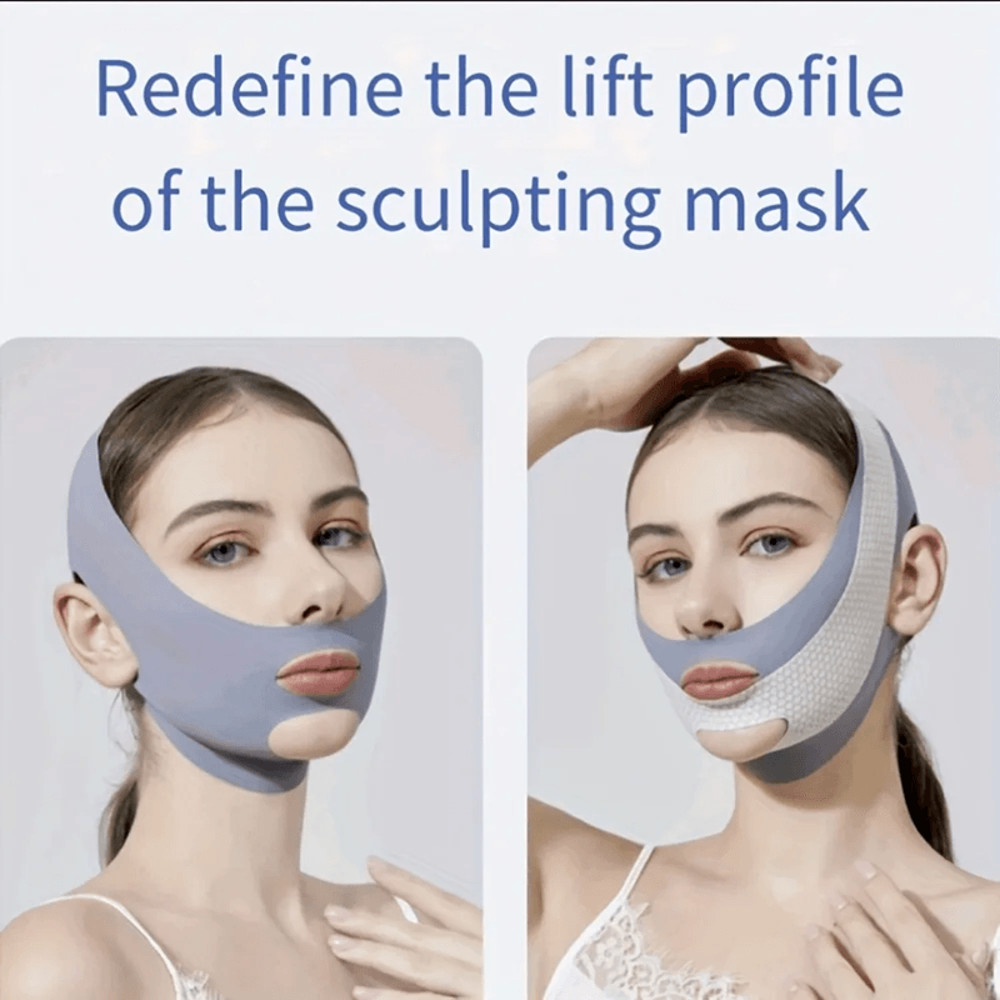 V Line Face Slimming Bandage Double Chin Reducer And Facial Contouring Strap 2