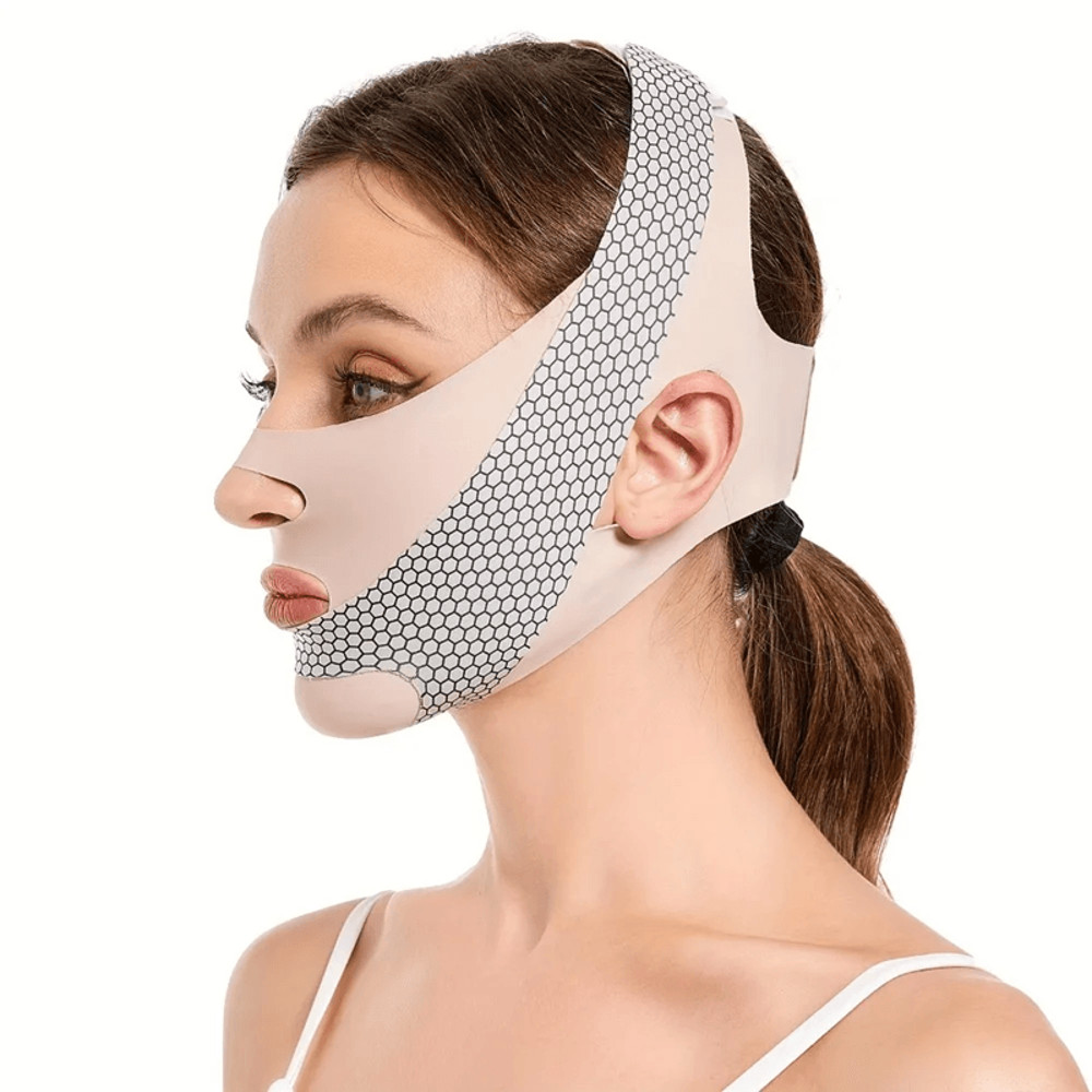 V Line Face Slimming Bandage Double Chin Reducer And Facial Contouring Strap 5