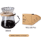 Glass Pour Over Coffee Maker Set With Reusable Filter And Carafe 7