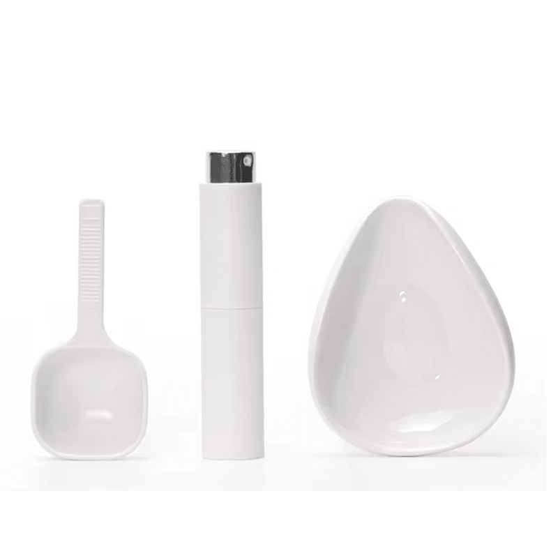 Ceramic Coffee Dosing Cup And Spoon Set For Espresso And Tea Brewing 6
