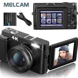 4k vlogging camera with flip screen autofocus and anti shake for photography and video