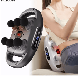 high frequency muscle massage gun with 6 heads for deep tissue recovery