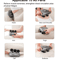 High Frequency Muscle Massage Gun With 6 Heads For Deep Tissue Recovery 1